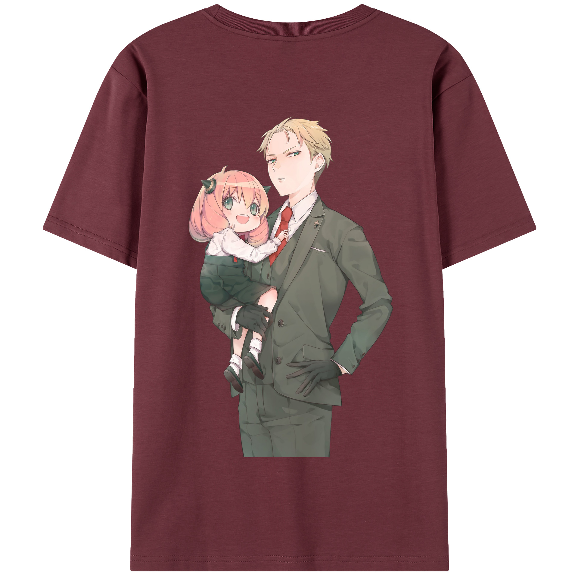 （画像用） SPY×FAMILY间谍家家酒 綿100％半袖Tシャツ（背面プリント）